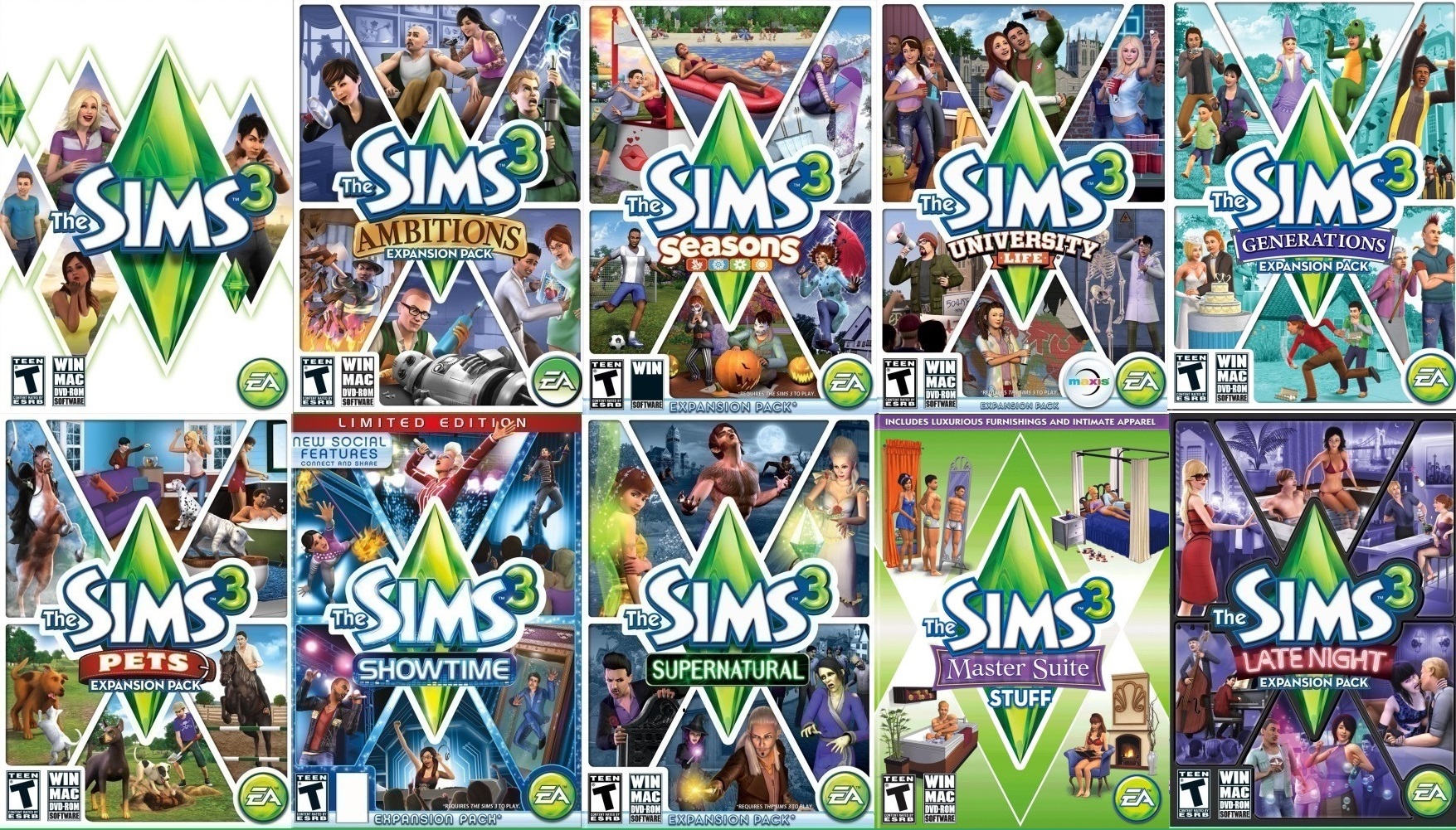 The Sims 3 I 10 Дополнений I На Ваш Аккаунт EA I PC/MAC