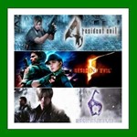 Resident Evil 6 + 5 + 4️+ 25 ИгрSteam⭐0% Карты