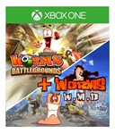 WORMS BATTLEGROUNDS + WORMS W.M.DXBOXКЛЮЧ