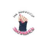 Стикер запись на маникюр в .png формате