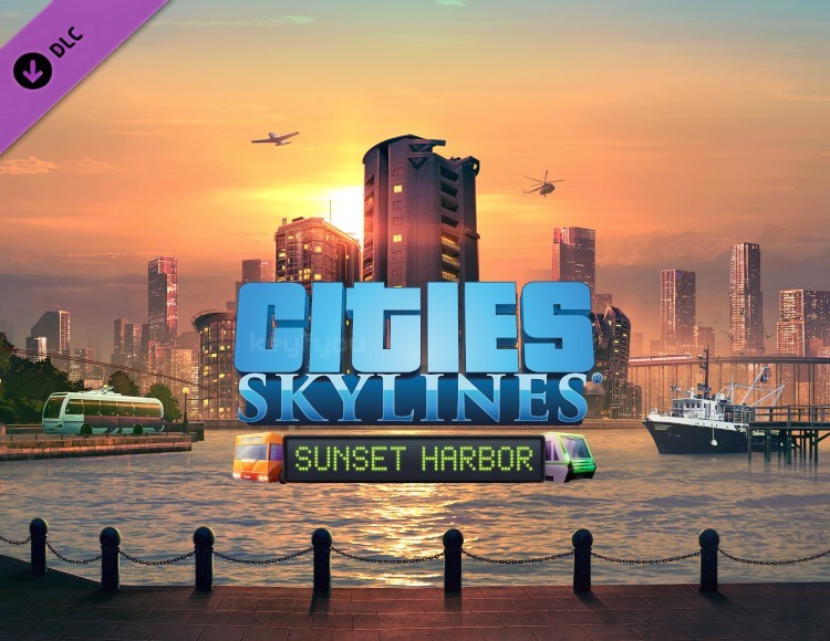 Cities: Skylines - Sunset Harbor / STEAM DLC KEY 🔥