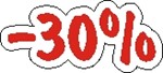 Наклейка. -30%. Формат .cdr