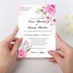 Шаблон приглашения на свадьбу  № wed6 - изображение № 3