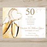 Шаблон приглашения на свадьбу wed50th
