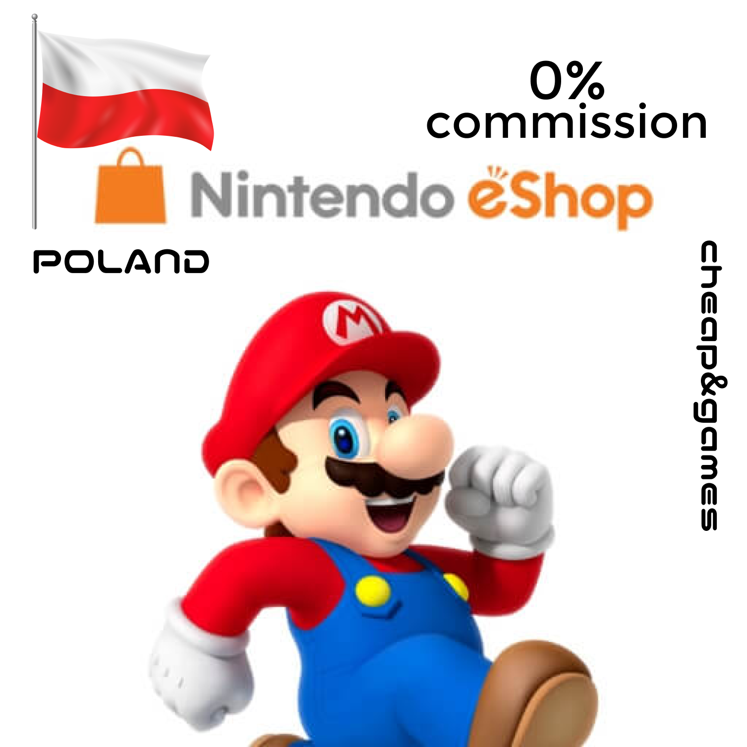 🔥 Карта пополнения 🍄 Nintendo eShop 💎 Poland Польша