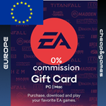  Карта пополнения ???????? EA PLAY  EA GAMES EUR EU €