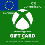 Карты пополнения Xbox Live Gold Europe Европа EU