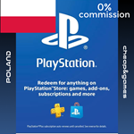  Карты пополнения  PlayStation Польша  Poland PLN