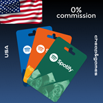  Карты пополнения  Spotify USA  Америка US Лучшая