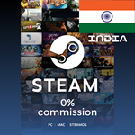 Карты пополнения  Steam ИНДИЯ  India INR МыЛучшие