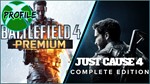 Just Cause 4 Complete+Battlefield Hardline Pre XBOX ONE