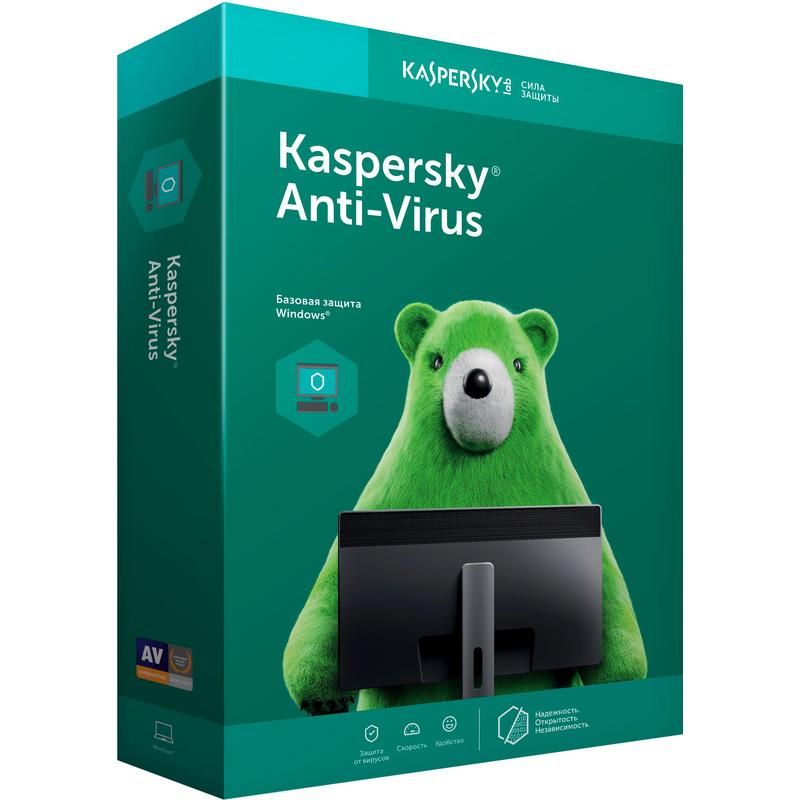 🔴 Kaspersky Anti-Virus 1 ПК 2 года