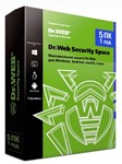  Dr.Web Security Space 5 ПК 1 год