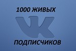 250 живых подписчиков ВК без отписок+лайки️+ подарок