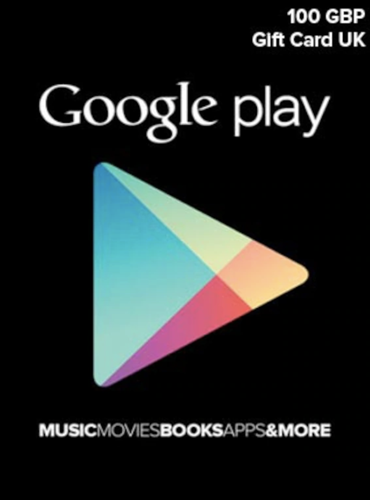 🟢Google Play 🟢 Gift Card 100 GBP (UK)🌏United Kingdom