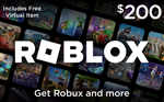 ROBLOX GIFT CARD 200$ ROBUX США ????????АВТОВЫДАЧА 24/7
