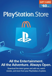 Playstation Network PSN Gift Card 60$ - США Быстро