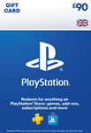 Playstation Network PSN Gift Card 90 GBP - UK Быстро