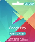 Google Play Gift Card 25 $ USD (USA????????)Моментально