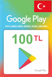 Google Play Gift Card 100 TL Турция???????? Моментально