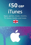 iTunes & App Store Gift Card 50 GBP - UK Instant