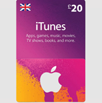 iTunes & App Store Gift Card 20 GBP - UK Instant