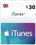 iTunes & App Store Gift Card 30 GBP - UK Instant