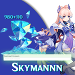 GENSHIN IMPACT | 980+110 КРИСТАЛЛОВ СОТВОРЕНИЯ | ПО ID