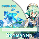 GENSHIN IMPACT | 3280+600 КРИСТАЛЛОВ СОТВОРЕНИЯ | ПО ID