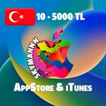 ????????АВТО 24/7ПОДАРОЧНАЯ КАРТА iTunes Apple 10-5000 TL