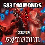 Free Fire (Garena) 530 + 53 Diamond Pins GLOBAL KEY
