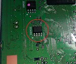 Дамп eeprom Canon MG5540 для сброса ошибки 5B00