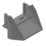 Черпак улиткового питателя мельницы 3D