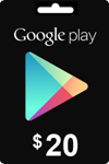 Google Play 20 USD Gift Card US