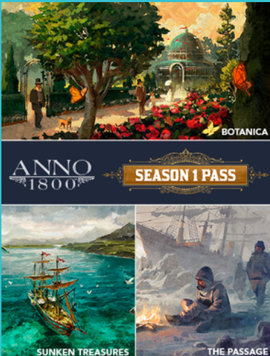 *️⃣[Uplay PC]*️⃣Anno 1800 выбор SEASON PASS*️⃣RUS*️⃣