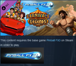 Pinball FX3 Carnivals and Legends DLC Steam (no RU/BY)