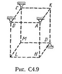 Задача С4 вариант 95, решебник термех Тарг С.М. 1982 г
