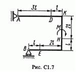 Задача С1 Вариант 79 (рис. 7 усл. 9) термех Тарг 1988 г