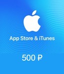 App Store iTunes подарочная карта пополнения 500руб РФ - изображение № 3
