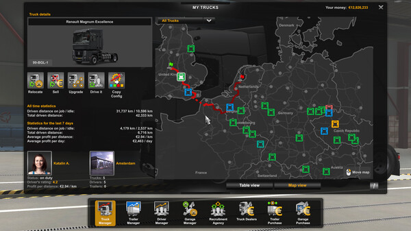 Скриншот ⚡️Euro Truck Simulator 2 | АВТОДОСТАВКА [Россия Steam]