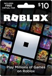 ROBLOX 10$ USD/800 Robux Gift Card (USA accounts only)