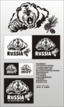 МЕДВЕДЬ разъяренный, векторное изображение (CorelDraw)