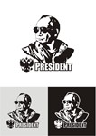 В.В. Путин. Силуэт. Вектор (Corel Draw). - изображение № 4