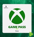 Xbox game pass CORE 3 РОССИЯ  КЛЮЧ ПРОДЛЕНИЕ