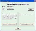 Adjustment program Epson L395