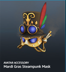 Roblox: Mardi Gras Steampunk Mask Drop #4⭐️