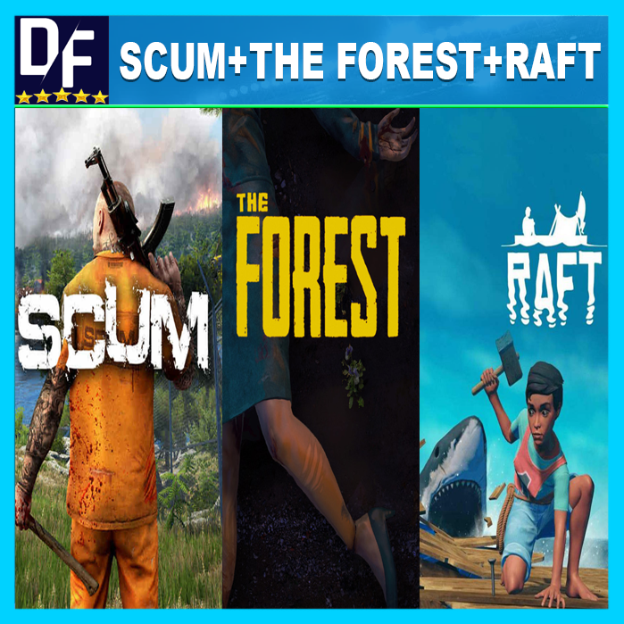 Скриншот SCUM + The Forest + RAFT (STEAM) Аккаунт 🌍GLOBAL