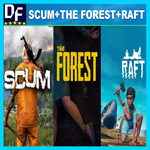 ・SCUM + The Forest + RAFT・STEAM Аккаунт・GLOBAL・