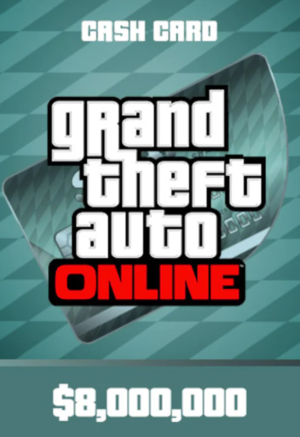 GTA V ONLINE: MEGALODON SHARK CASH CARD 8,000,000$ (PC)