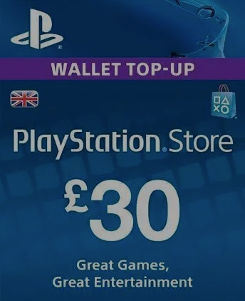 PLAYSTATION NETWORK PSN 30 GBP UK-ВЕЛИКОБРИТАНИЯ СРАЗУ